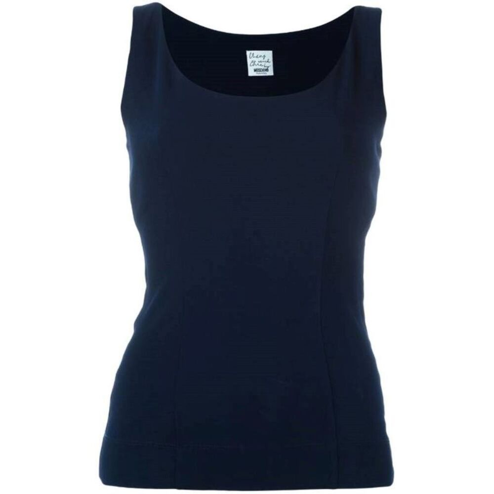 Moschino Cheap and Chic Fitted Sleeveless Top